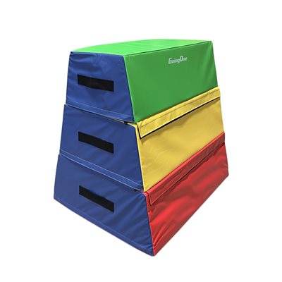 Foam Gymnastic Vaulting Box in 3 Sections, 36 x 30 x 36" (91 x 76 x 91 cm)