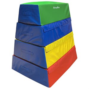 Going One® Foam Gymnastic Vaulting Box in 4 Sections, 48 x 36 x 48" (122 x 91 x 122 cm)