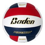 Indoor volleyball, red / white / navy