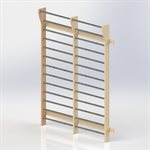 Steel Wall bars, double unit
