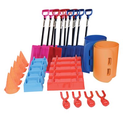 Set of 56 Items for Outdoor Winter Games