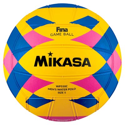 Mikasa® «Fina Game Ball» Official FINA 2023 Rubber Water Polo Ball, #5