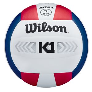 Wilson K1 volleyball, red / white / navy