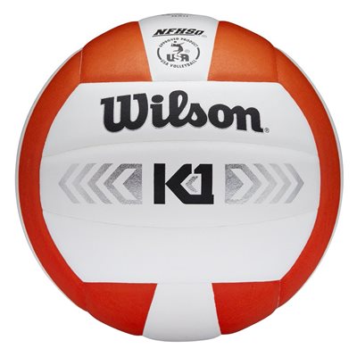 Wilson K1 volleyball, white / orange