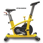 Work desk for stationary bike