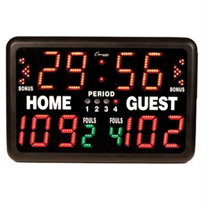 Multisport tabletop indoor electronic scoreboard
