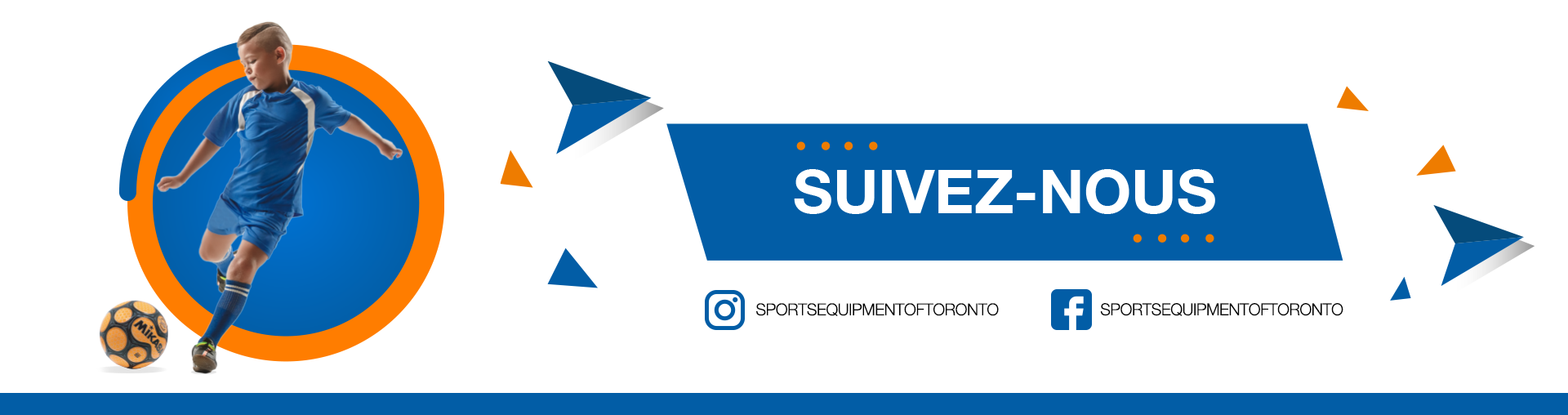 Sports Equipment of Toronto - Suivez-nous